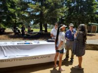 Anaplastologist James Hogue at an Ear Community picnic