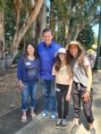 Melissa Tumblin with Congressman Mullin and Samantha and Katie Wolff at the Ear Community picnic