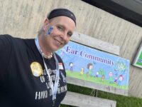 Ear Community Board Member, Cindy Tattrie, at the microtia and atresia picnic