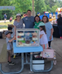 Ear Community anaplastology table at Raleigh picnic