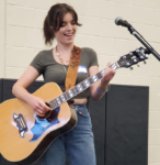 Noelle McFarland performing at our Ear Community Vanderbilt microtia and atresia picnic