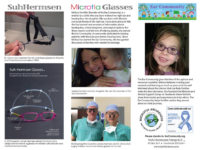 Adaptive Eyewear Solutions flier of microtia eyeglasses.